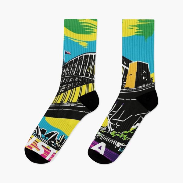 Item preview, Australia Souvenir Sydney Harbour Bridge Pop Art designed and sold by GhumGham.