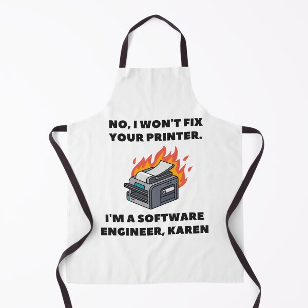 Item preview, No, I Won't Fix Your Printer Karen designed and sold by Code  Monkeys.