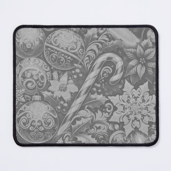 Item preview, Shimmering Silver Holiday Pattern Design designed and sold by GrizzlyCollective.