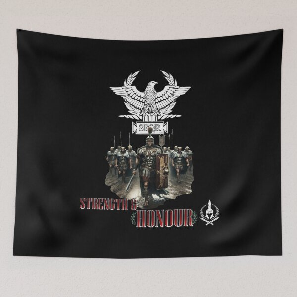 Item preview, STRENGTH & HONOUR, ROMAN MARCHING SPQR SYMBOL designed and sold by MK-GRAPHICS2020.