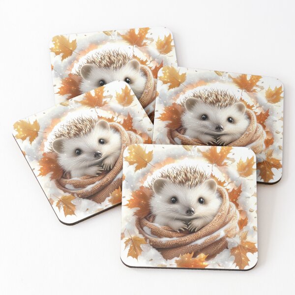 Item preview, Hedgehog in a Knitted Blanket designed and sold by silp159.