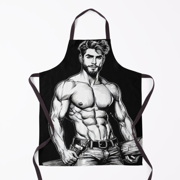 Item preview, Lumberjack Muscle Power LGBTQ Gay Pride Color-In Graphic Design designed and sold by ItsAKinkThing.