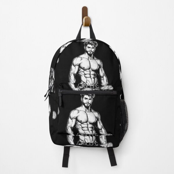 Item preview, Lumberjack Muscle Power LGBTQ Gay Pride Color-In Graphic Design designed and sold by ItsAKinkThing.