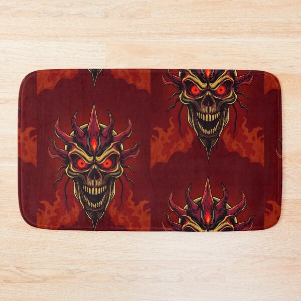 Item preview, Infernal Red Skull Demon Art designed and sold by hallwell.
