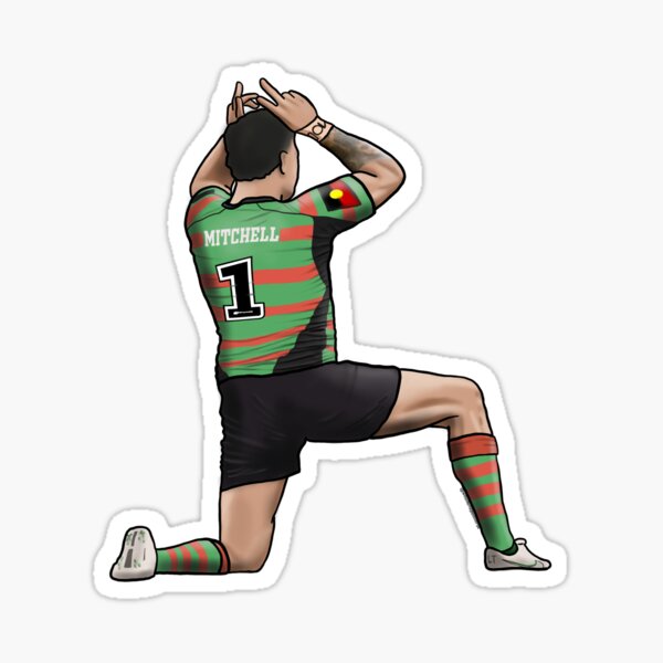 Item preview, LATRELL MITCHELL SOUTH SYDNEY RABBITOHS NRL RUGBY LEAGUE designed and sold by WoodenSpoonerss.