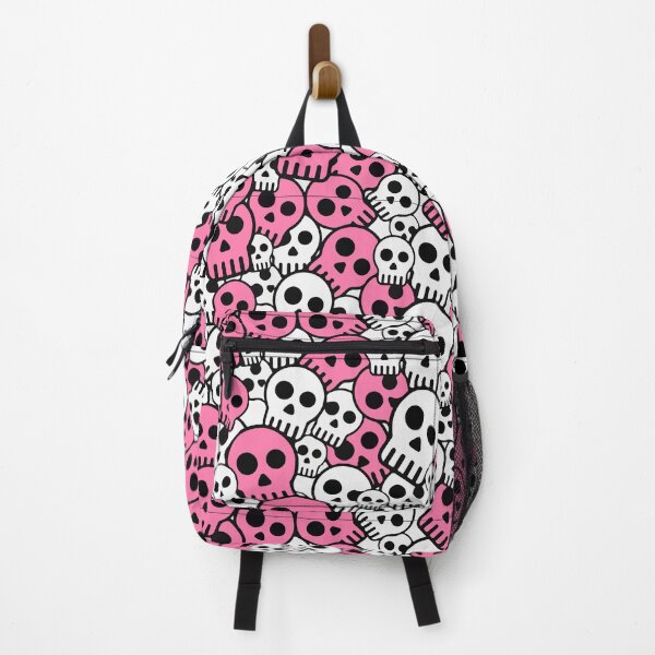 Item preview, Pink Gothic Chic Skull Print designed and sold by happygiftideas.