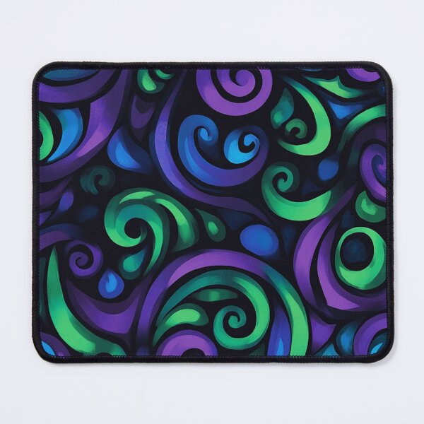 Item preview, New Zealand Māori Paua Pattern Koru Design 253 designed and sold by GrinGalore.