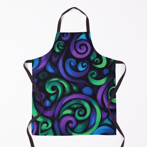 Item preview, New Zealand Māori Paua Pattern Koru Design 253 designed and sold by GrinGalore.