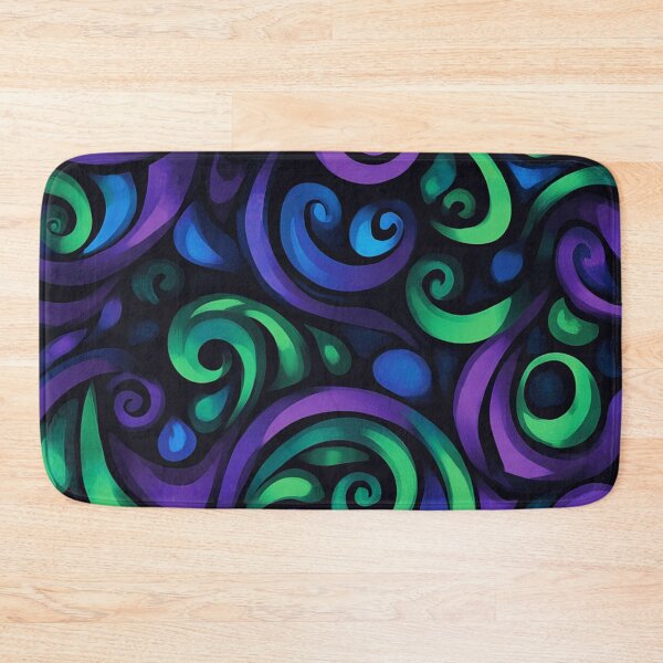 Item preview, New Zealand Māori Paua Pattern Koru Design 253 designed and sold by GrinGalore.