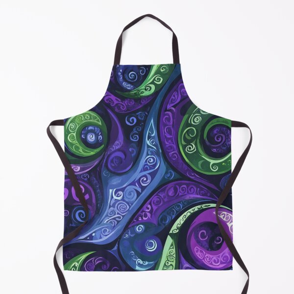 Item preview, New Zealand Māori Paua Pattern Koru Design 254 designed and sold by GrinGalore.