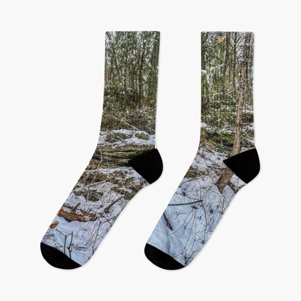 Item preview, Hiking Adventures, snowy trails, Rocky Arbor  designed and sold by aadventures.