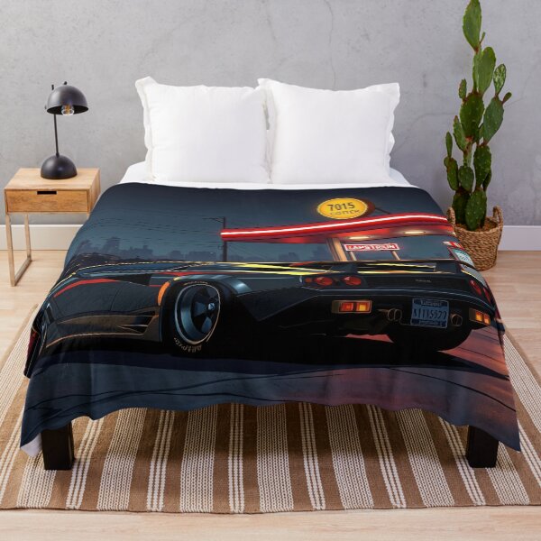 Item preview, Modern Comic Art, Black Lamborghini Countach, Gas Station designed and sold by Salimgor Hangaround Music.