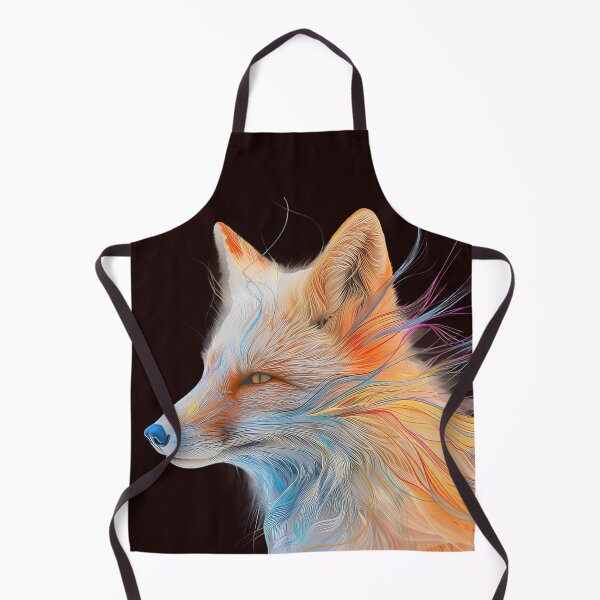Artikelvorschau, Abstrakter bunter Polarfuchs, Fantasy Wildlife Art entworfen und verkauft von EmiBarDesign.