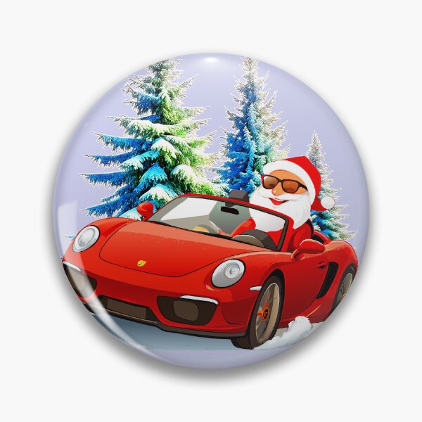Item preview, Cool Santa Zooming in a Supercar designed and sold by VikArtStudio.