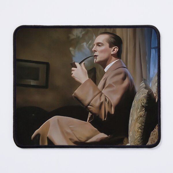 Item preview, The Adventures of Sherlock Holmes - "The Pipe Was Still Between His Lips" - Oil designed and sold by deusrex007.