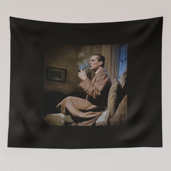 Item preview, The Adventures of Sherlock Holmes - "The Pipe Was Still Between His Lips" - Oil designed and sold by deusrex007.