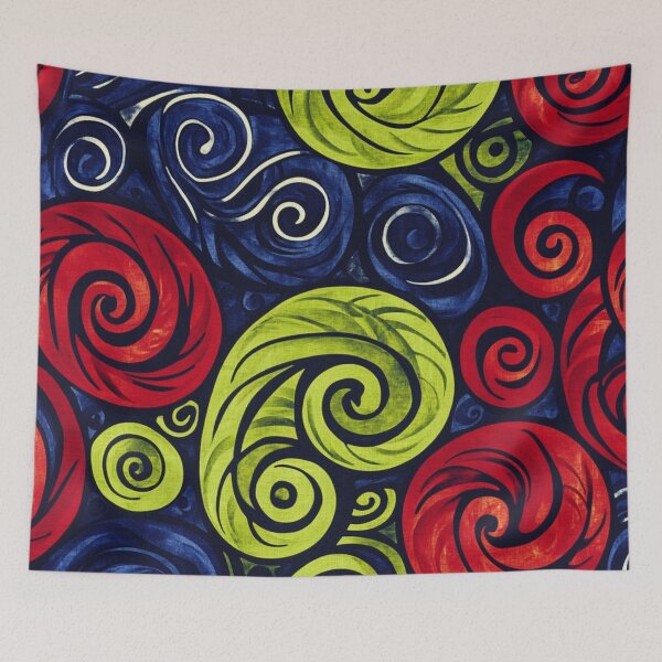 Item preview, New Zealand Māori Paua Pattern Koru Design 255 designed and sold by GrinGalore.