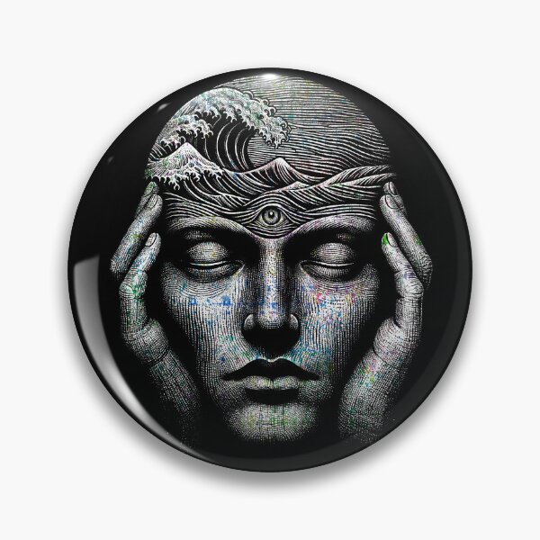 Item preview, Third Eye | Trippy Face | Ego Liberation T-Shirt designed and sold by OrganicLights.