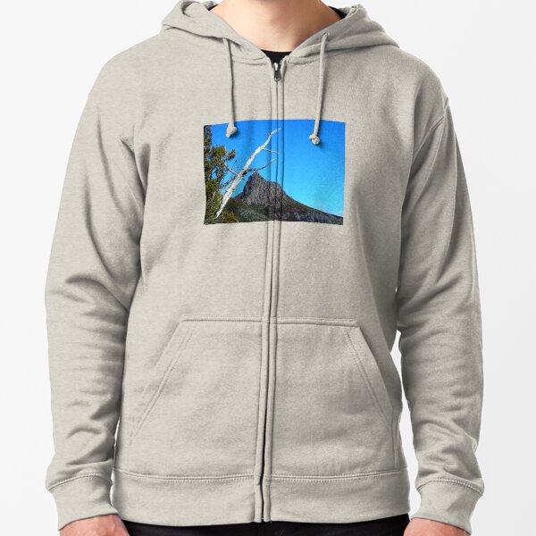Up at Cradle Mountain Zipped Hoodie