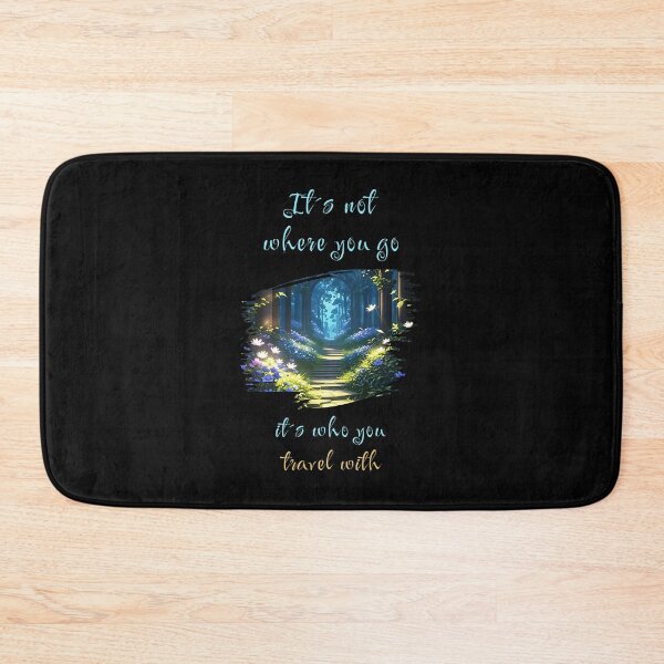 Item preview, It's not where you go, it's who you travel with - clever saying designed and sold by Pflugart.