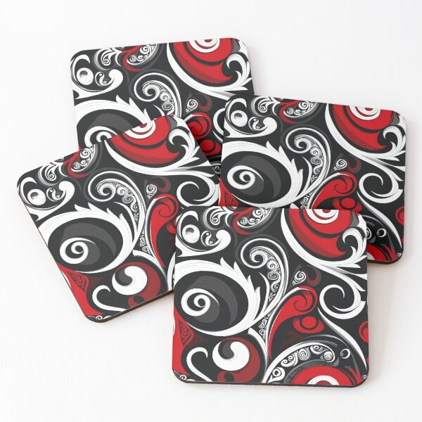 Item preview, New Zealand Māori Paua Pattern Koru Design 256 designed and sold by GrinGalore.