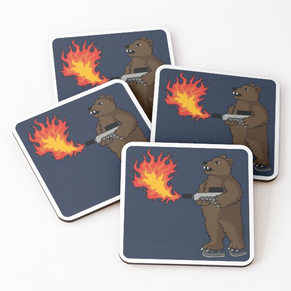 Item preview, BearWithFlamethrower - MOX designed and sold by ZGAFStudios.