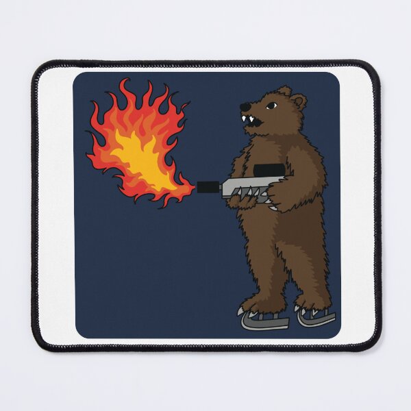 Item preview, BearWithFlamethrower - MOX designed and sold by ZGAFStudios.