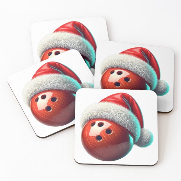 Item preview, Bowling Christmas Santa Hat Jingle Bowl Holiday Bowling Cheer Deck the Lanes designed and sold by Zestfull.