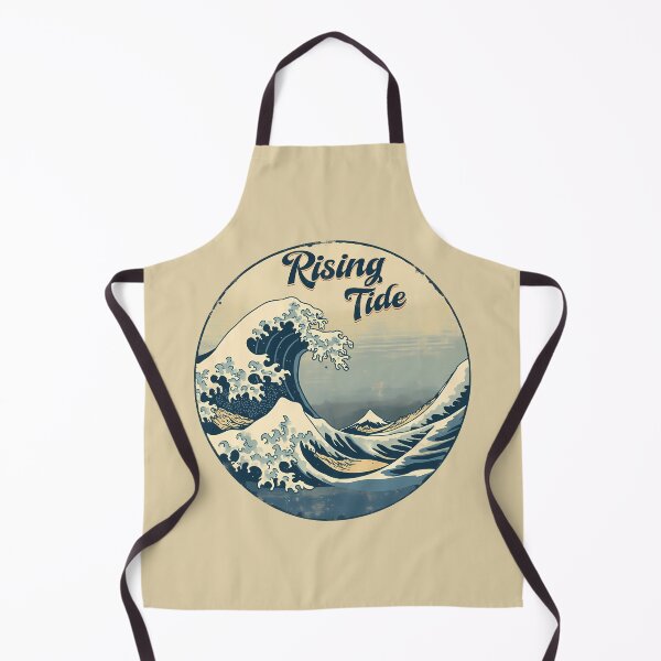Item preview, Rising Tide – Retro Wave Art designed and sold by BNCH44.