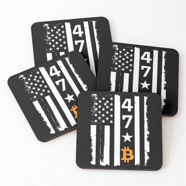 Item preview, Trump 47th President Bitcoin Flag – Patriotic Crypto Design designed and sold by LarsVegas2012.