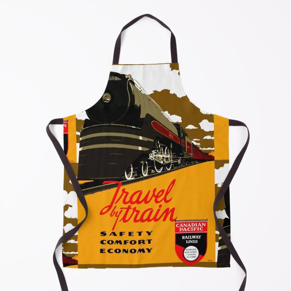 Item preview, Vintage Travel: Canadian Pacific Railway Art Deco Poster designed and sold by Styled Vintage.