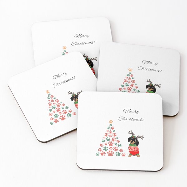 Item preview, Merry Christmas Cute Dachshund designed and sold by LovingPresence.