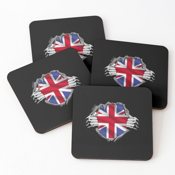 Item preview, Union Jack Ripped Style UK Pride Tee designed and sold by ankarsdesign.