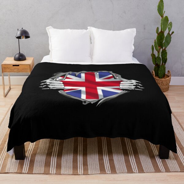 Item preview, Union Jack Ripped Style UK Pride Tee designed and sold by ankarsdesign.