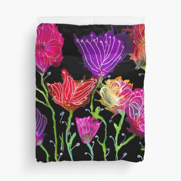 Midnight Garden Duvet Cover