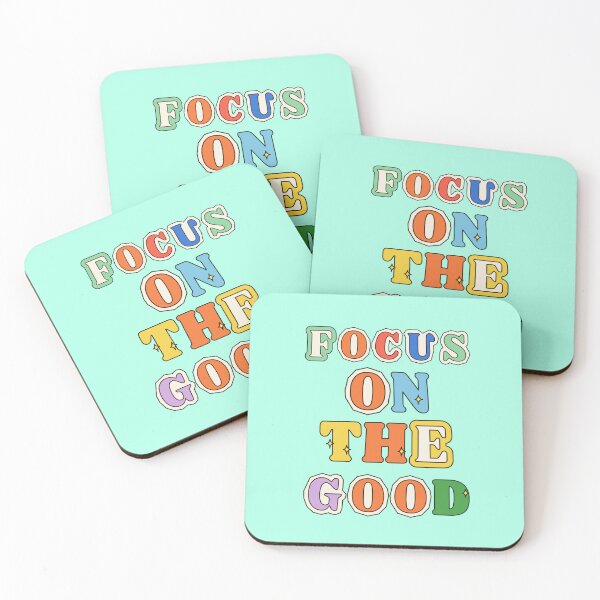 Item preview, focus on the good, motivational quote designed and sold by Mauswohn.