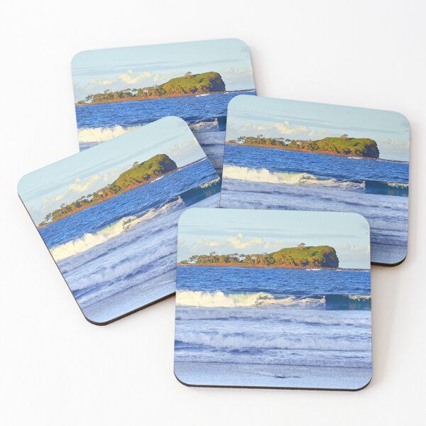 Item preview, Mudjimba Island Sunshine Coast Afternoon Light Moonrise designed and sold by Adam Gormley.