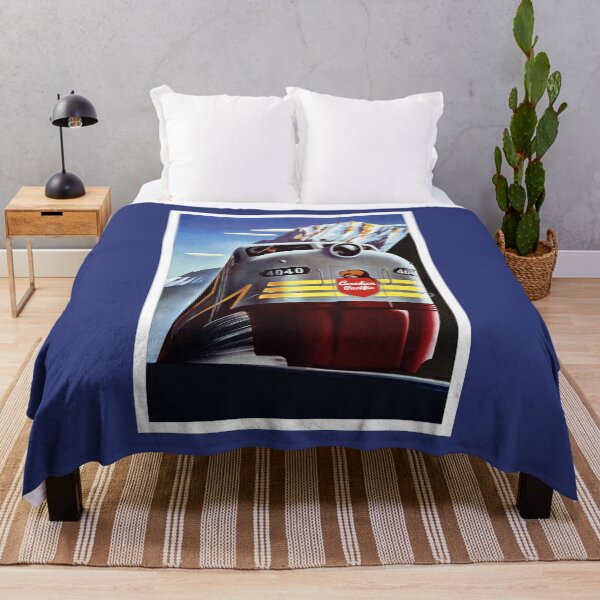 Item preview, Vintage Travel: Canadian Pacific Railway Mountain Art Deco Poster designed and sold by Styled Vintage.