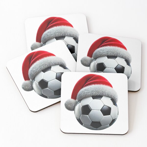 Item preview, Soccer Ball Christmas Santa Hat Merry Kickmas Holiday Goals Soccer-Style Fans designed and sold by Zestfull.