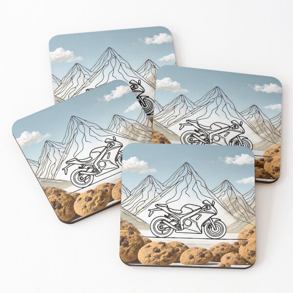 Item preview, Mountains, Motorcycles, and Cookies: Sweet Escapade designed and sold by MotoBites.
