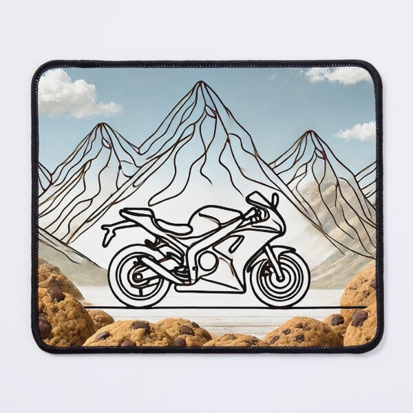 Item preview, Mountains, Motorcycles, and Cookies: Sweet Escapade designed and sold by MotoBites.