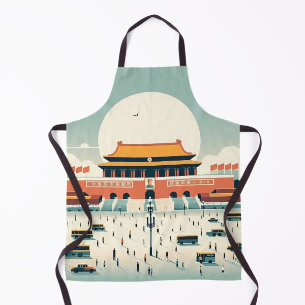 Item preview, Tiananmen Square Minimalism Art Style designed and sold by artofuniverse.