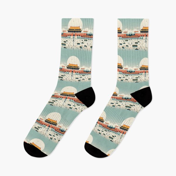 Item preview, Tiananmen Square Minimalism Art Style designed and sold by artofuniverse.