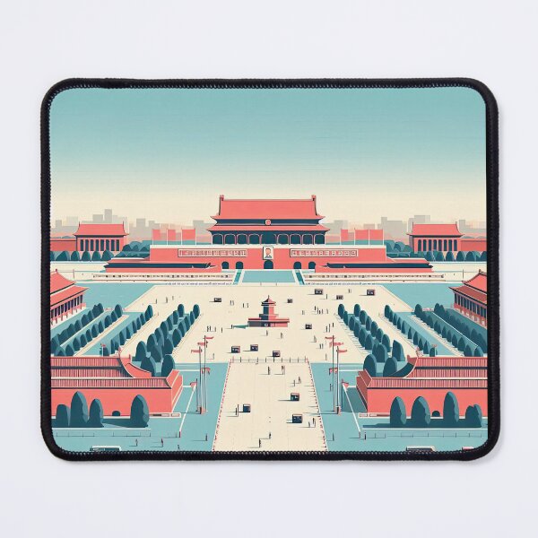Item preview, Tiananmen Square Minimalism Art Style designed and sold by artofuniverse.