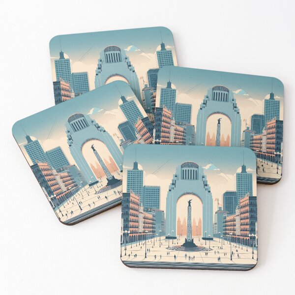 Item preview, Zocalo Square Minimalism Art Style designed and sold by artofuniverse.