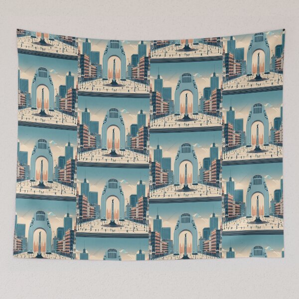 Item preview, Zocalo Square Minimalism Art Style designed and sold by artofuniverse.