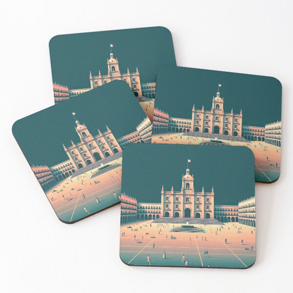 Item preview, Zocalo Square Minimalism Art Style designed and sold by artofuniverse.
