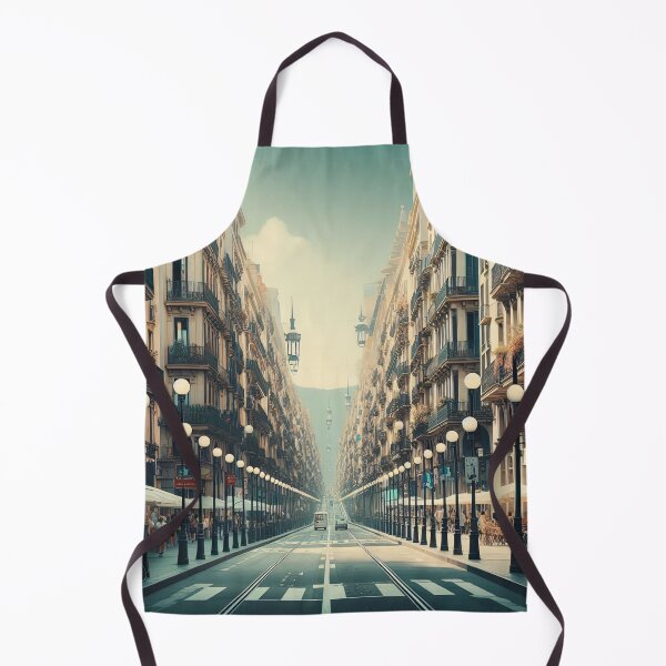 Item preview, La Rambla Street, Barcelona Minimalism Art Style designed and sold by artofuniverse.
