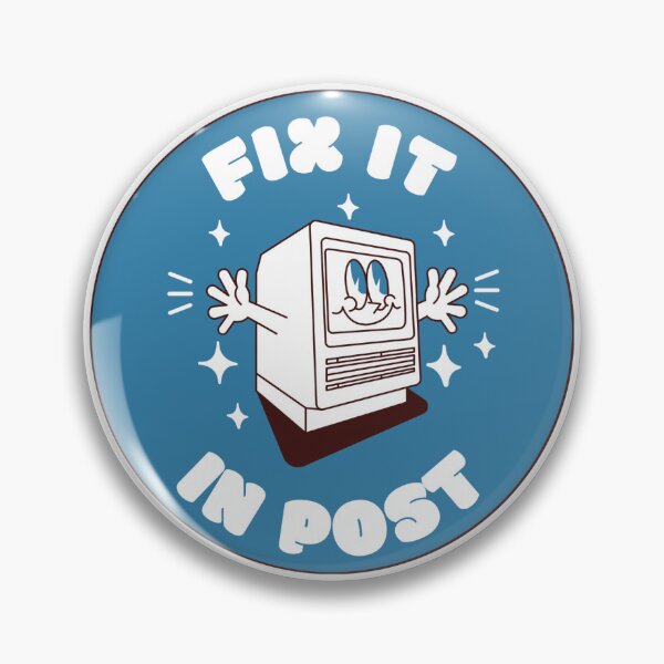 Item preview, Fix it in Post Retro (Blue) designed and sold by Fillum.