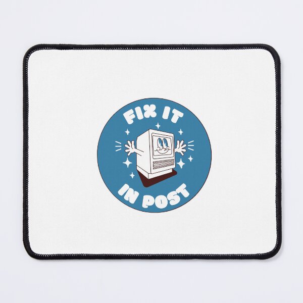 Item preview, Fix it in Post Retro (Blue) designed and sold by Fillum.